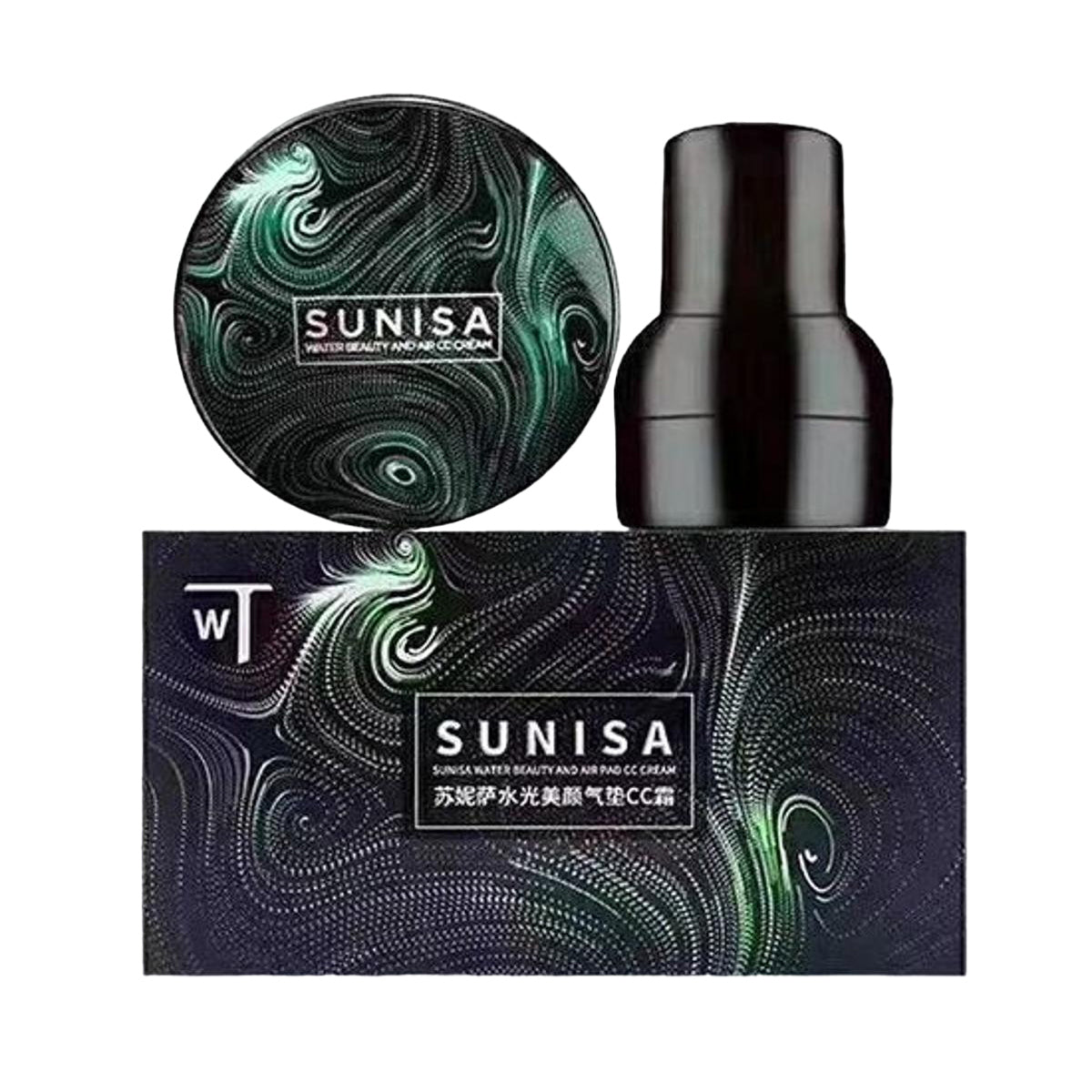 Sunisa 3 In 1 Air Cushion Cc & Bb Waterproof Foundation Cream