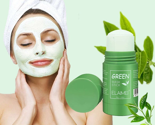 Green Tea Mask Stick - Deep Face Cleansing Stick For Glass Glowing Skin