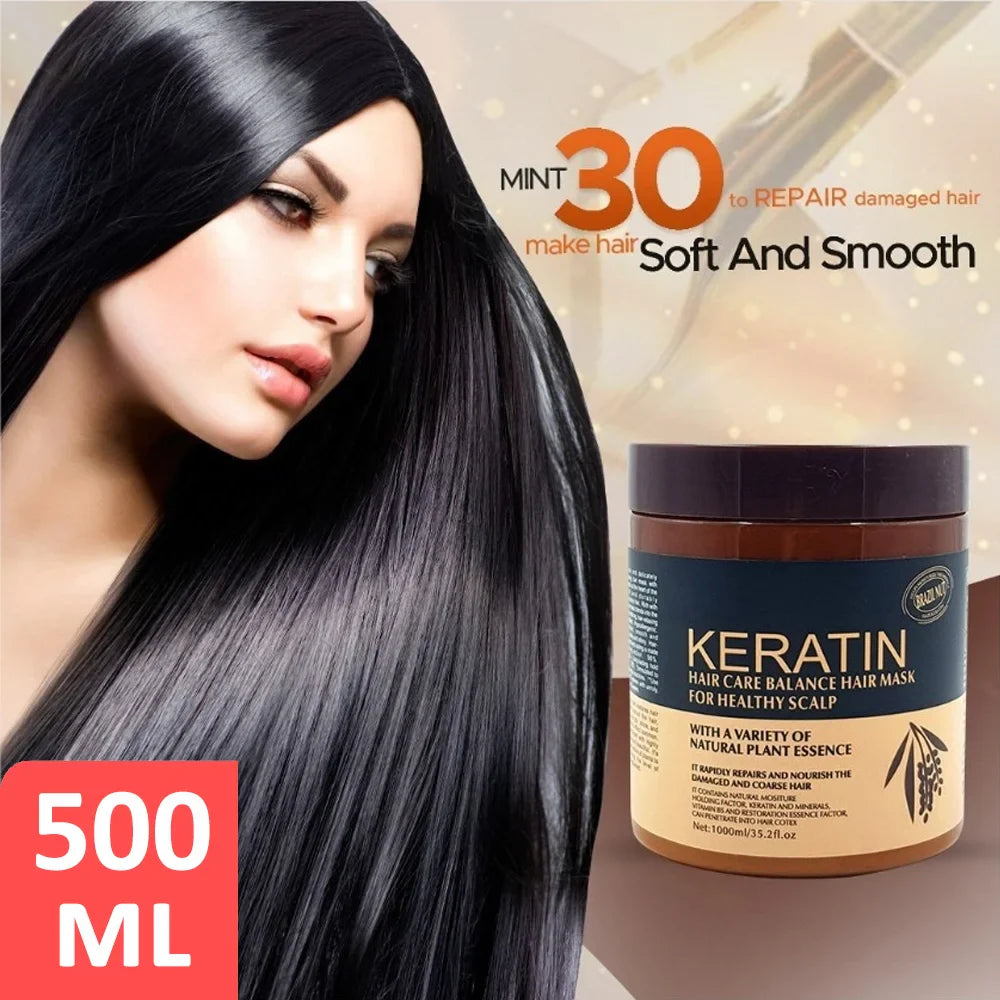 Pack Of 3 Keratin Kit for Straight & Healthy Hair (Keratin Hair Mask + Karatin Shampoo + Karatin Hair Serum)